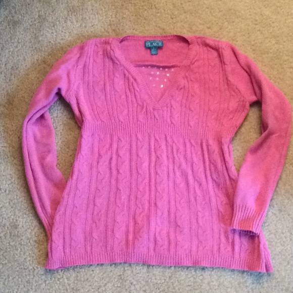 The Children's Place Other - Children’s place pink sweater sz L 10/12